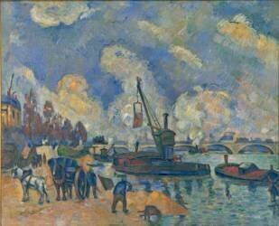 La Seine à Bercy (Paul Cézanne) - Muzeo.com