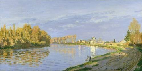 La Seine à Bougival (Claude Monet) - Muzeo.com