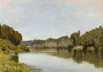 La Seine à Bougival (Alfred Sisley) - Muzeo.com