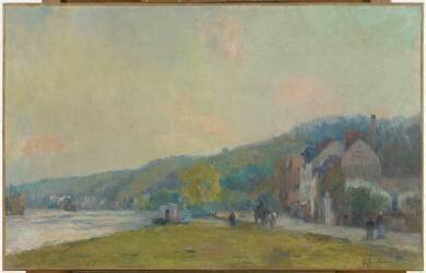 La Seine à Croisset (Albert Lebourg) - Muzeo.com