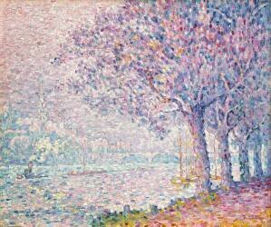 La Seine à Saint-Cloud (Paul Signac) - Muzeo.com