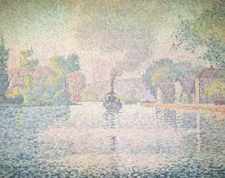 La Seine à Sannois (Paul Signac) - Muzeo.com