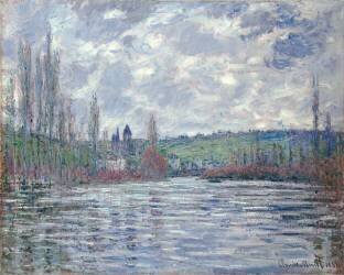 La Seine en crue à Vetheuil (Claude Monet) - Muzeo.com