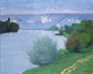 La Seine près des Andelys (Félix Vallotton) - Muzeo.com