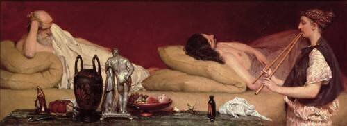 La Sieste (Lawrence Alma-Tadema) - Muzeo.com