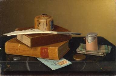 La table du banquier (William Michael Harnett) - Muzeo.com
