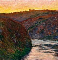 La Vallée de la Creuse, soleil couchant (Claude Monet) - Muzeo.com