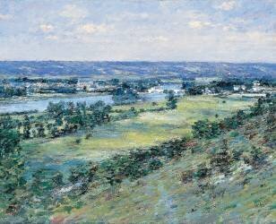 La vallée de la Seine (Theodore Robinson) - Muzeo.com