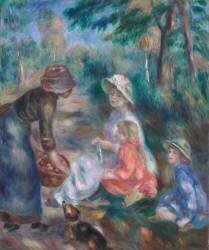 La vendeuse de pommes (Auguste Renoir) - Muzeo.com