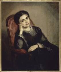 La vicomtesse de Calonne (Joulia Hogay, femme du publiciste Alphonse Bernard, vicomte de Calonne) (Gustave Ricard) - Muzeo.com
