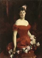La Vicomtesse de Poilloüe de Saint Périer, née Jeanne de Kergolay (John Singer Sargent) - Muzeo.com
