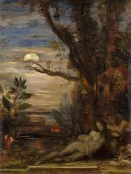 La Vie de l'Humanité : l'Âge d'or, Adam (Gustave Moreau) - Muzeo.com