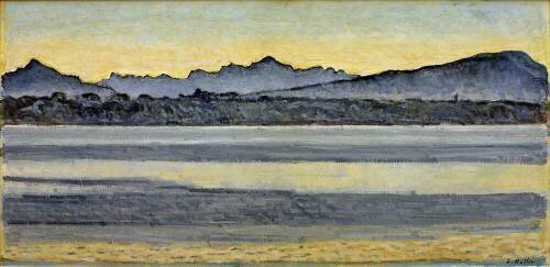 Lac de Genève et Mont-Blanc (Ferdinand Hodler) - Muzeo.com