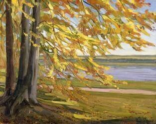 Lake Starnberg (Wilhelm Trübner) - Muzeo.com