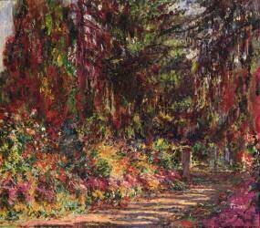 L'allée du jardin à Giverny (Claude Monet) - Muzeo.com