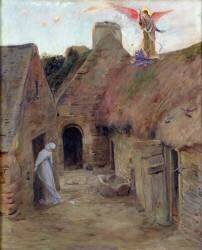 L'Annonciation (Luc Olivier Merson) - Muzeo.com