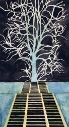 L'Arbre au Bout de l'Escalier (Léon Spilliaert) - Muzeo.com