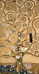 L'arbre de vie, fresque Stoclet, détail du côté gauche (Gustav Klimt) - Muzeo.com