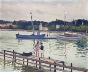 Les Enfants à Porquerolles (Albert Marquet) - Muzeo.com