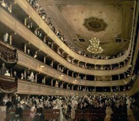 L'auditorium de l'Altes Burgtheater (Gustav Klimt) - Muzeo.com