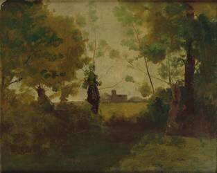 L'Automne en Médoc (Odilon Redon) - Muzeo.com