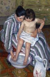 Le Bain de l'Enfant (Mary Cassatt) - Muzeo.com
