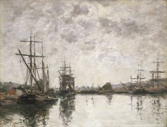Le Bassin de Deauville (Eugène Boudin) - Muzeo.com