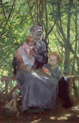 Le bosquet (Gari Melchers) - Muzeo.com