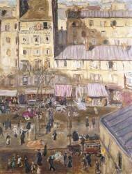 Le Boulevard Extérieur : Boulevard de Clichy et Angle de la rue de Douai (Pierre Bonnard) - Muzeo.com