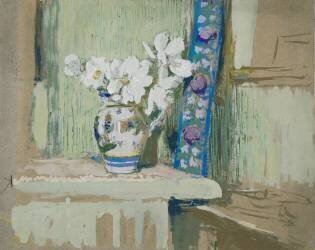 Le bouquet d'anémones (Edouard Vuillard) - Muzeo.com
