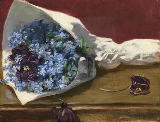 Le bouquet de fleurs (Eva Gonzales) - Muzeo.com