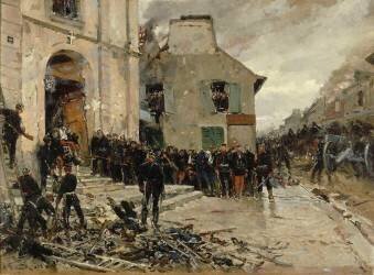 Le Bourget, 30 octobre 1870 (Alphonse de Neuville) - Muzeo.com