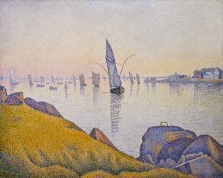 Le calme du soir (Paul Signac) - Muzeo.com