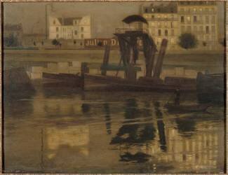 Le canal de la Bastille (Raoul-André Ulmann) - Muzeo.com
