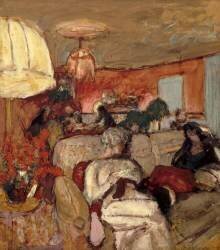 Le canapé - madame Hessel à Vaucresson, au Clos-Cézanne (Edouard Vuillard) - Muzeo.com