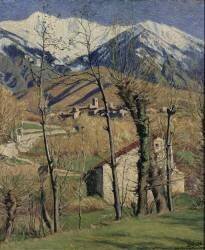 Le Canigou en hiver (George-Daniel de Monfreid) - Muzeo.com