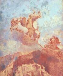 Le Chariot d'Apollon (Odilon Redon) - Muzeo.com