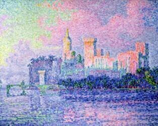 Le Château des Papes, Avignon (Paul Signac) - Muzeo.com