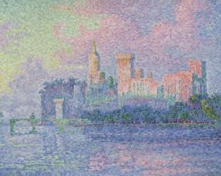 Le château des Papes à Avignon (Paul Signac) - Muzeo.com