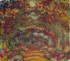 Le chemin des roses (Claude Monet) - Muzeo.com