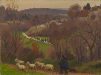 Le chemin du Vernois (Jules-Émile Zingg) - Muzeo.com