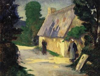 Le Chemin du Village (Paul Serusier) - Muzeo.com