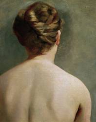 Le chignon (Eva Gonzales) - Muzeo.com