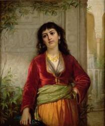 Le compagnon indésirable (John William Waterhouse) - Muzeo.com
