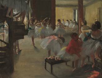 Le cours de danse (Edgar Degas) - Muzeo.com