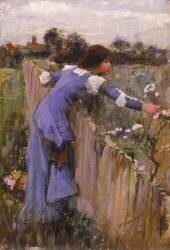 Le cueilleur de fleurs (John William Waterhouse) - Muzeo.com