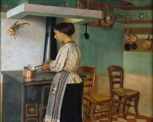 Le cuisinier (Félix Vallotton) - Muzeo.com