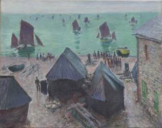 Le départ des bateaux (Claude Monet) - Muzeo.com