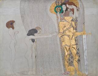 Le désir du bonheur (Gustav Klimt) - Muzeo.com