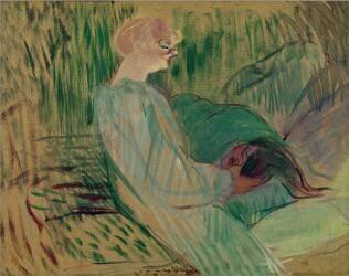 Le divan (Henri de Toulouse-Lautrec) - Muzeo.com